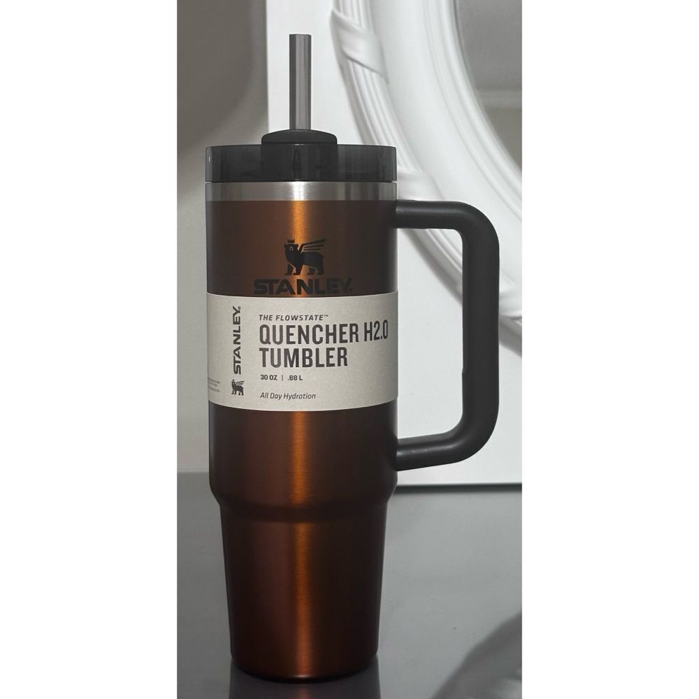 Stanley Quencher H2.0 FlowState 30oz Tumbler,‎ MAPLE GLOW